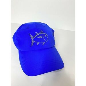 Southern Tide Hat Blue Fish Nylon Dad